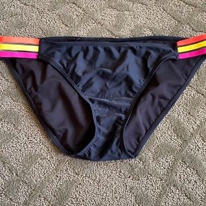 Black, neon hipster bikini bottom xhilaration (XL)